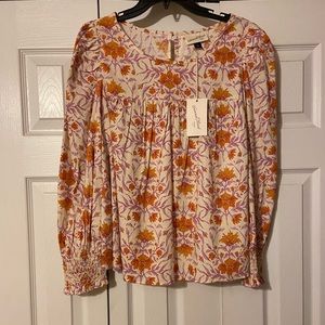 Universal Thread floral peasant top